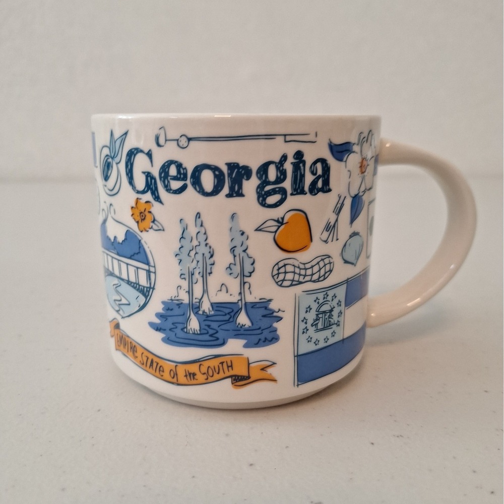 Starbucks Georgia 2018 Been There Series Collection 14oz Coffee Mug Cup No Box